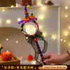 Linterna de Calabaza de Halloween Brillante Varita Mágica de Manivela Palo Giratorio Materiales DIY Accesorios para Ambiente de Fiesta