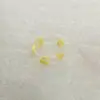 Joyería Yongge Anillo Minimalista de Resina con Cruz Europea y Americana Serie de Frutas Creativo Personalizado