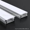 Lâmpada de linha LED preto alumínio ranhura em U aberta linear lâmpada linear ranhura para cartão linear ranhura para lâmpada de liga de alumínio embutida oculta