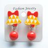 Al Por Mayor Nuevos Aretes de Clip de Dibujos Animados para Niños Sin Agujeros en las Orejas Navidad Colgantes de Cuentas Aretes de Borla Aretes Decorativos para Niñas Un Precio