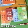 Serie de Texto Inspirador Mini Funda de Plástico Estudiante Engrosado Cuaderno de Línea Horizontal Bolsillo con Solapa A7 Bloc de Notas para Pantalones Papelería Pequeños Premios
