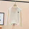 Camiseta Base Forrada de Felpa para Niños para Otoño e Invierno, Modelo Nuevo Ollie Fleece 2025, Ropa Interior de Cuello Medio Alto para Niños, Adecuada para Niños Mayores, Ropa de Invierno