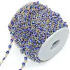 Cadena de Ojo Globo Ocular Colorida de Moda Personalizada Accesorios de Joyería DIY Collar Pulsera Ropa Pendientes Material Cadena de Cobre