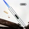 Isqueiro de Chama Azul Longo e Reto, Pistola de Spray Especial para Moxabustão e Charuto, Ignição Portátil de Alta Potência para Uso Externo Tendência
