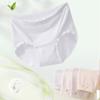 Seda de Morera 10A Algodón Antibacteriano Ropa Interior para Mujer Ropa Interior de Algodón Cintura Media-Alta Ropa Interior para Mujer Sin Costuras Talla Grande