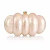 Bolso de mano de acrílico para cena, bandolera de un solo hombro, para banquete de boda, con cadena, para mujer, de comercio exterior transfronterizo