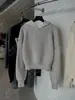 DestacadoYuran 26 Nuevo Suéter Chaqueta de Punto Pesado para Principios de Otoño con Mezcla de Lana y Algodón Peinado Patrón Piqué con Capucha