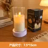 Luz de vela eletrônica simulada LED, acrílico, para casamentos, fotografia, role-playing, iluminação de guia, Natal, aniversários e expressar amor, luz de ambiente