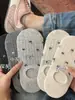 Meias Sapatilha Femininas para Primavera e Verão, Meias Invisíveis Finas de Algodão Puro de Corte Baixo, Antiderrapantes, com Calcanhar Antiderrapante, Meias Curtas Respiráveis de Malha