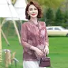 Conjunto de Verano Elegante para Mujeres de Mediana Edad y Mayores, Nuevo Conjunto de Moda Nacional Estilo Chino, Conjunto Casual de Dos Piezas con Camiseta para Mujeres de Mediana Edad