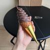 Modelo de sorvete, cone de sorvete falso, enfeites de cone de ovo, decoração de sorvete, adereços para fotos