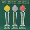 Competencia de Equipo Creativo Bádminton Femenino Madera Nuevo Trofeo de Cristal Oro, Plata, Bronce En Stock Medalla Grabado Producción