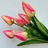 Ramo de Boda, Ramo de Tulipanes, Flores Artificiales para Fotografía, Flores Artificiales, Wholesale de Fabricante, Decoración del Hogar Flores Artificiales