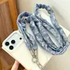 Cordón de teléfono de alta gama, cadena para teléfono, correa cruzada, cordón trenzado colorido personalizable para teléfono, correa cruzada