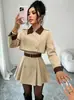 Amazon Europa Outono/Inverno 2026 Novo Vestido Espesso Elegante da Moda com Temperamento Solto