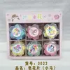 Novas Flores de Sabão Fofas em Formato de Flor de Desenho Animado para Acampamento ao Ar Livre, Flores de Sabão Portáteis para Lavar as Mãos para Crianças