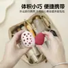 Amazon Saco de Armazenamento para Beauty Egg de Silicone Caixa de Armazenamento Pó de Morango à Prova de Poeira Porta-Pó Especial Ferramenta de Beleza Portátil