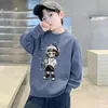 Ropa para Niños 2026 Otoño Nuevo Estilo Sudadera de Otoño con Estampado de Dibujos Animados para Niños Sudadera Versátil de Moda con Degradado para Niños Mayores