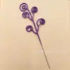 Decoraciones Navideñas 30cm Anillos de Caramelo con Purpurina Dorada Anillos de Paleta Ramas de Árbol de Navidad Ramas de Árbol de Navidad para el Hogar Transfronterizo