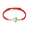 Pulsera con cordón de cuerda roja de tulipán transfronterizo europeo y americano, pulsera sencilla y fresca de moda para mujer, venta al por mayor de fábrica