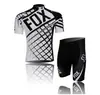 Ropa de Ciclismo Cross-Border Fox de Manga Corta y Shorts Traje de Ciclismo de Carretera de Montaña Verano Hombres Moldeador de Cuerpo Secado Rápido