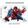 Comercio Exterior Transfronterizo Marvel Pegatinas de Pared Serie Vengadores Pegatinas 3D Habitación de Niños Dibujos Animados Animación Pegatinas de Pared Autoadhesivas