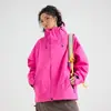 Chaqueta tres en uno para hombre y mujer, a prueba de viento e impermeable, conjunto de dos piezas de forro polar para otoño e invierno para senderismo, ciclismo y montañismo, personalizable