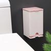 Caja de Almacenamiento de Toallas Sanitarias de Pared Sin Perforaciones Caja de Almacenamiento de Extracción Doméstica Creativa Caja de Almacenamiento de Toallas Sanitarias de Baño