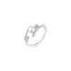 Anillo de Perla de Bambú para Niñas Francés Lujo Ligero Retro Casual Temperamento de Alta Calidad Anillo Abierto Índice de Celebridad de Internet