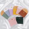 Bolsa para joyas de cuero con hebilla oculta bolsa de almacenamiento Wenwan cuentas de Buda pulsera collar colgante fabricante de bolsas para joyas en stock