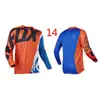 Traje de Carrera de Manga Larga Bicicleta de Montaña Campo Traviesa Secado Rápido Camisa Cultural Tld Traje de Descenso Fox Traje de Ciclismo Superior