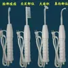 Varita de electroterapia de alta frecuencia, juego de cuatro piezas de varita de electroterapia para instrumentos de belleza, varita de electroterapia de vidrio, tubo de electroterapia de alta frecuencia en forma de gota de agua