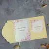 Exportación Transfronteriza de Invitaciones de Boda Tridimensionales de Alta Gama, Tarjetas de Felicitación, Sobres a Juego, Papel de Carta y Tarjetas de Invitación