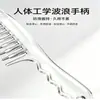 Peine guiador de líquido de cristal del fabricante en stock con cabeza de bola rodante, peine mágico de masaje para el crecimiento del cabello, peine guiador de líquido para aplicación de aceite esencial en el cuero cabelludo