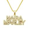 Hiphop Europeu e Americano Hip-Hop Hip-Hop Hip-Hop Pingente Colar Diamante Completo Criativo Emenda Carta Pingente Acessórios de Boate