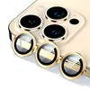 Adecuado para película protectora de lente de cámara de Apple iPhone 18 Pro Max/17, vidrio templado, anillo de metal ojo de águila CD