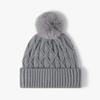 Gorro de Punto Grueso Cálido sin Visera con Forro de Lana para Otoño e Invierno para Mujer, Gorro de Punto Versátil para Exteriores Casual