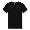 Camiseta publicitaria con logotipo impreso, transpirable y absorbente de sudor para actividades de fiesta, de algodón, cuello redondo, manga corta, camiseta DIY, camiseta cultural impresa al por mayor