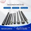Venda direta da fábrica luva protetora para termopar de carbeto de silício tubo protetor para termopar máquina de fundição sob alta temperatura haste de alumínio