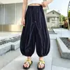 Pantalones Finos de Verano para Niñas, Pantalones Cortos con Adorno de Encaje para Niños, Pantalones tipo Linterna Modernos y Frescos para Niños Mayores