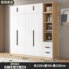 Armário de Armazenamento com Porta Dupla para Apartamentos de Aluguel, Guarda-Roupa Simples de Pendurar, Minimalista Moderno para Casa de Apartamento Pequeno, Quarto