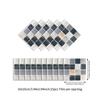 Conjunto encantado para banheiro adesivos de parede de mosaico de cristal à prova d'água cozinha adesivos de azulejo à prova de óleo adesivos estéreo 3D fabricantes de origem