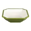 Vajilla Comercial Imitación Porcelana Melamina Tazones y Platos Pequeños, Platos Planos Bicolor, Platos Redondos, Tazones para Sopa, Especialmente Diseñados para Cadenas de Restaurantes de Comida Rápida