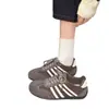 Zapatos Agan para Mujer 2026 Nuevo Estilo Piel Genuina Suela Gruesa Estilo para Ir al Trabajo Versátiles Zapatos de Mujer Deportivos Zapatos de Entrenamiento Alemanes Ligeros Zapatos Casuales