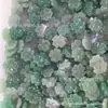Direto do fabricante: Pingente de Trevo de Quatro Folhas de Aventurina Natural, Ornamento de Jade de Trevo da Sorte, Joias DIY, Suporta Dropshipping