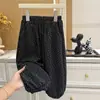 Nova coleção de outono de calças casuais com estampa floral estilo coreano para meninas, roupas infantis estilosas e da moda