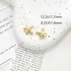 Chapado en Cobre 18K Conservante del Color con Oro Real y Circonio, Corazón, Luna, Mariposa, Varita Mágica, Pulsera Hecha a Mano, Collar, Accesorios de Colgante