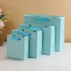 Bolsas de Regalo Listas para Usar, Bolsas de Empaque para Compras de Tienda de Ropa, Bolsos de Mano, Bolsas de Papel Kraft Engrosadas y Ampliadas con Impresión de Logotipo