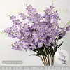 Flores Artificiais Coloridas Estilo Monet Flores Falsas Atacado Verde Roxo Arranjo de Casamento Cenário Decoração de Paisagismo