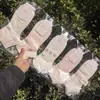 Calcetines Casuales de Malla Completa Kaisen de Cintura Baja, Algodón de Malla Fresco y Suave, Sensación Fresca, Estilo Coreano, Versión Delgada, 26 Primavera/Verano